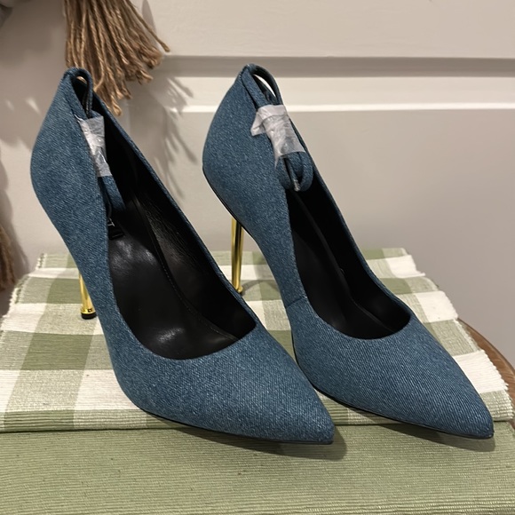 Nine West Trevs pump, in Denim - Picture 3 of 8